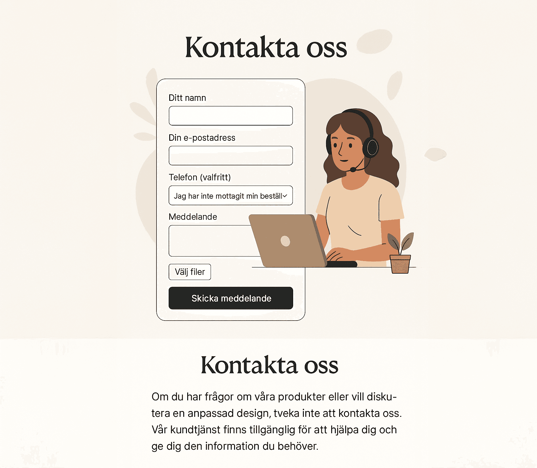 Kontakta oss